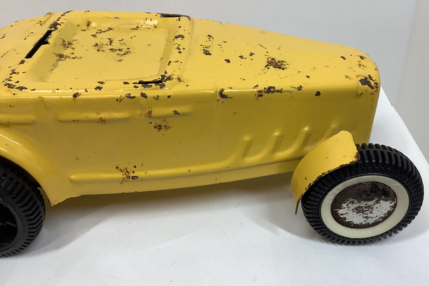 VINTAGE Buddy L Hot Rod Roadster Yellow Vintage 1969 ISSUE 32' Ford A1