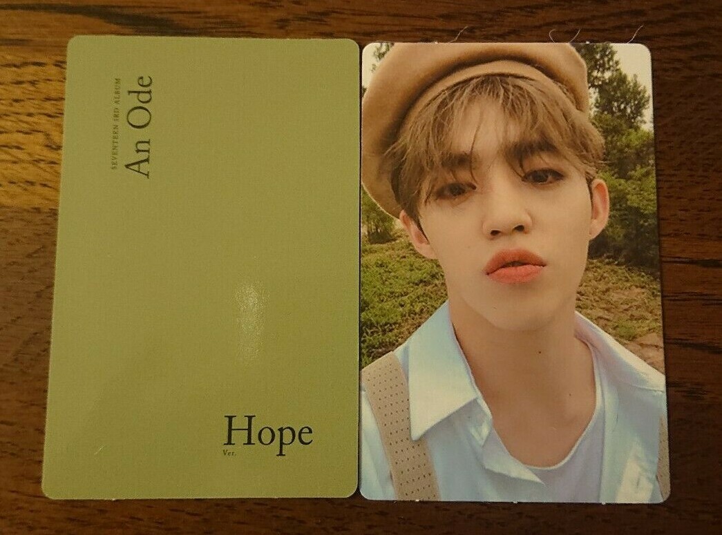 S.COUPS Official Photocard SEVENTEEN 