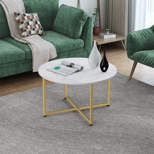 Modern Rund Wohnzimmertisch Couchtisch Beistelltisch Kaffeetisch Sofatisch Weiss Ebay