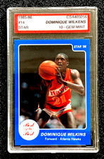 CSA 10 GEM MINT 1985-86 DOMINIQUE WILKENS STAR BEST OF BASKETBALL #14 G4749E3519
