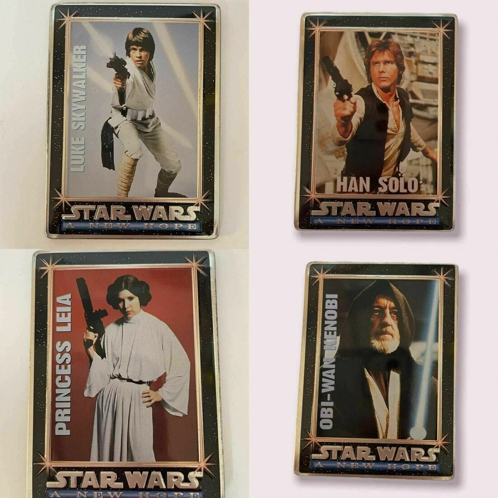 1994 Star Wars: A New Hope Series 1 Set Metallic Images Collector Cards (Single)