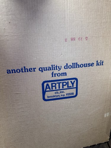 Artply Vintage Tiffani Wood Dollhouse Starter Kit Number 22 All Ages 4 Rooms USA - Picture 5 of 5