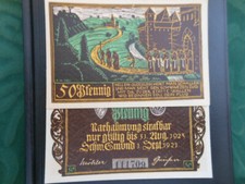 Niemcy Notgeld, Schwin. Gmünd 50 Pf. duży nr