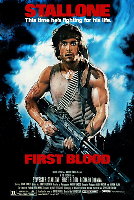 RAMBO   SILVESTER STALLONE SLY RETRO MOVIE POSTER FREE SHIPPING #2