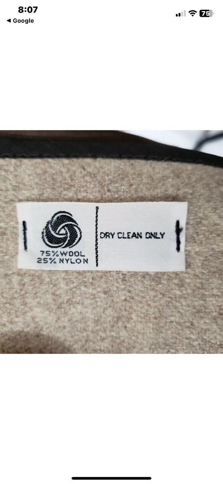 Stratojac Solid Light Brown Wool  Four Button Ove… - image 9