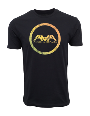 #ad MENS ANGELS AND AIRWAVES CIRCLE LOGO T SHIRT $13.99