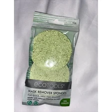 EcoTools Facial Mask Remover Sponges 2 Count Packs Gentle Exfoliation