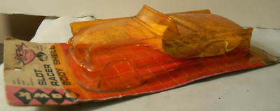 1960'S HAWK 1957 FORD THUNDERBIRD 1/24 SLOT CAR LEXAN BODY MINT NEVER USED MOC