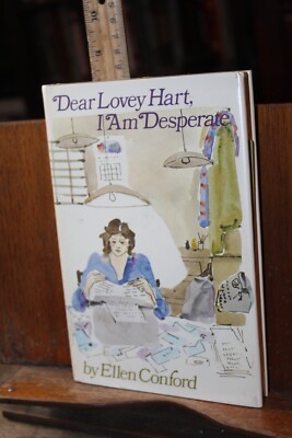 1975 Dear Lovey Hart, I Am Desperate Ellen Conford Dust Jacket HB Former Library