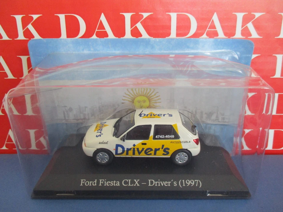Die cast 1/43 Modellino Auto Ford Fiesta CLX Scuola Guida 1997 - Immagine 4 di 4