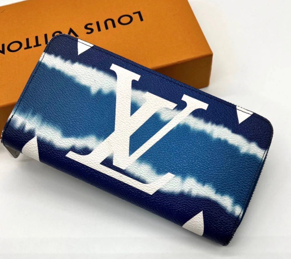 Louis Vuitton Blue Tie Dye Wallet