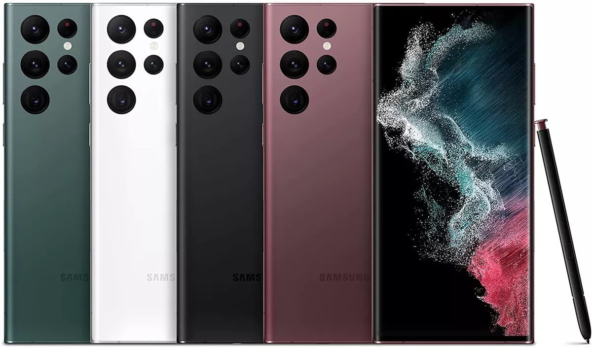 Samsung Galaxy S22 Ultra 5G SM-S908U1 Factory Unlocked 256GB 512GB