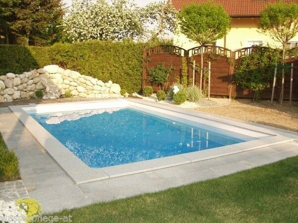 Pool Beckenrandsteine Granit Schwimmbadumrandung für rechteckige Swimmingpools - Bild 4 von 4