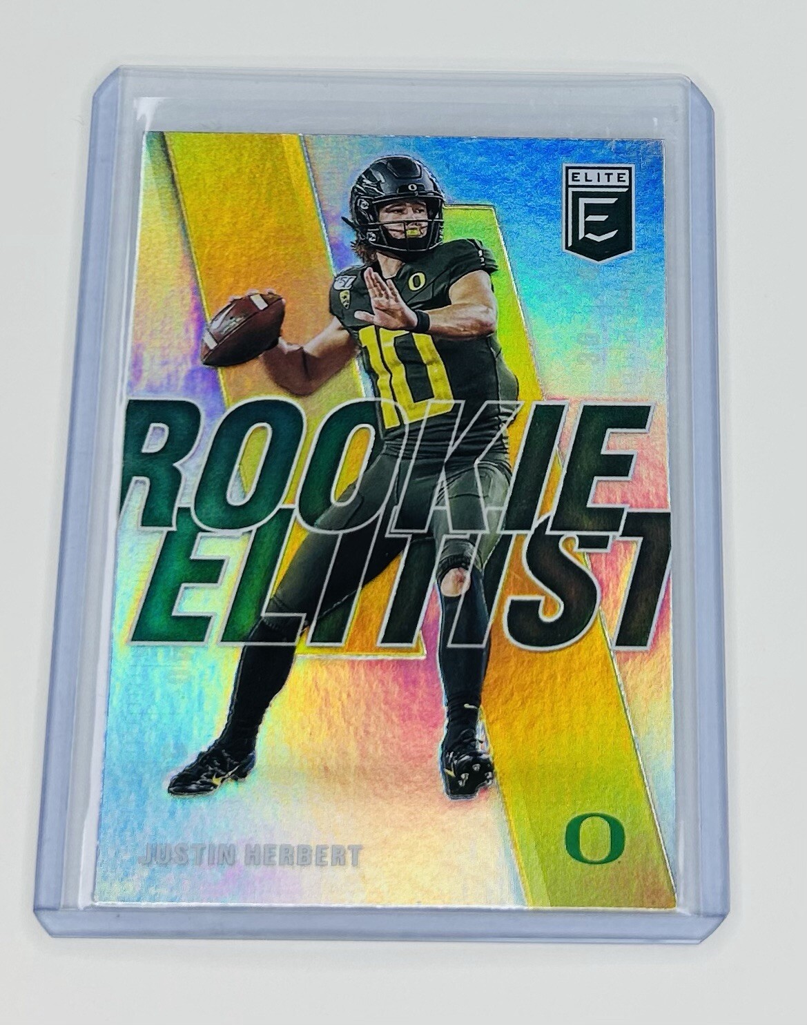 2020 Donruss Elite Justin Herbert Rookie Elitist Rookie Card SP