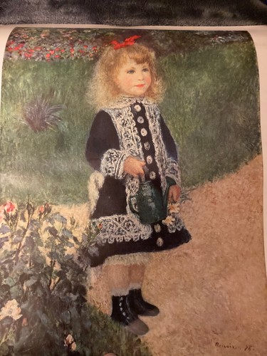 Renoir A Girl with a Watering Can print 11" x 14" - Picture 5 of 5