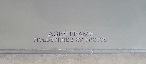 NIB Royal Limited Silver Birthdays Photo Frame Metal Tri-Fold Hinged Nine Photo - Picture 3 of 6
