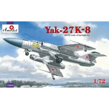 Yakovlev Yak-27 K-8 Scale Aircraft 1/72 - Plastic model kit AMODEL 72263 