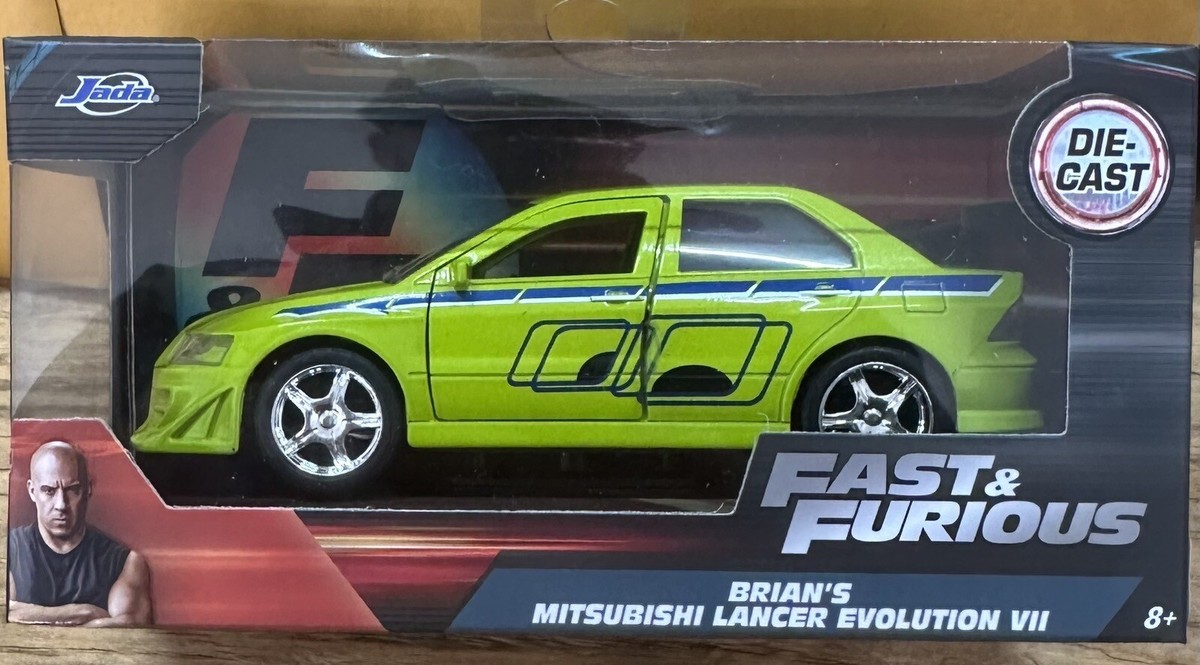 ミニカー FAST&FURIOUS Lancer Evolution VII 1/18 Jada Toys Fast and Furious Brian's Mitsubishi Lancer Evolution VII