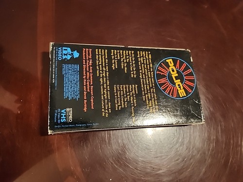 Police Around the World VHS Video rock concert 1983 16 tracks 77 minutes Sting - Picture 3 of 8