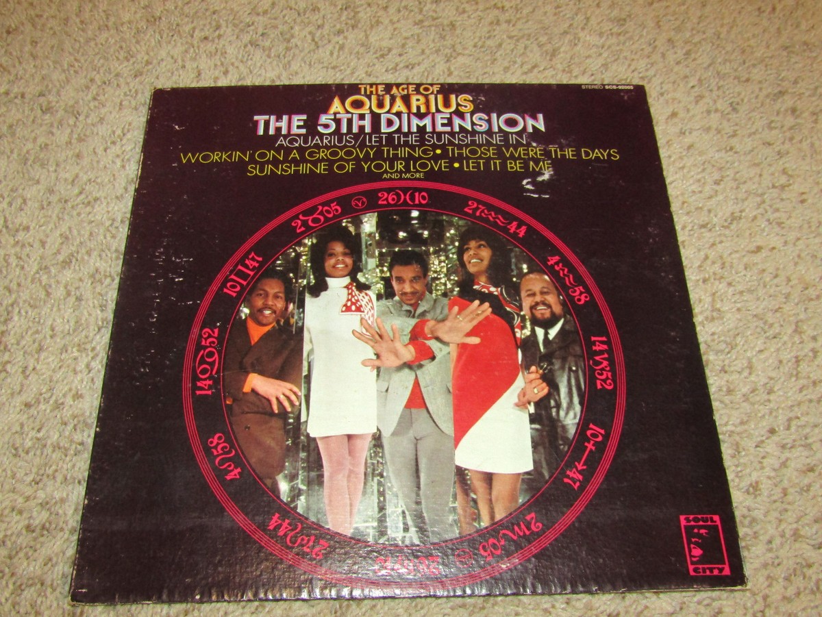 VINTAGE SOUL CITY THE AGE OF AQUARIUS THE 5TH DIMENSION 33 RPM