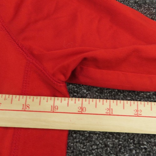 Adidas Jacket Girls Large Red & White Climalite Full Zip Mock Neck Youth - Picture 4 of 9