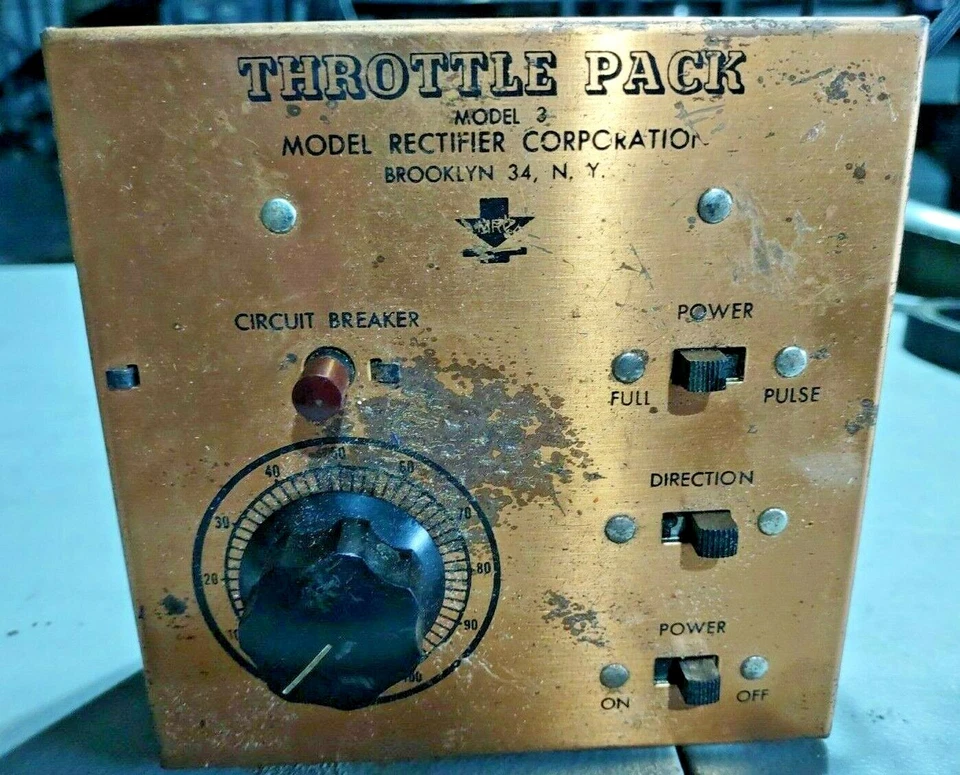 MRC Throttle Pack Model 3 HO N Model Train Transformer Used Untested FC-14 - Image 3 of 4