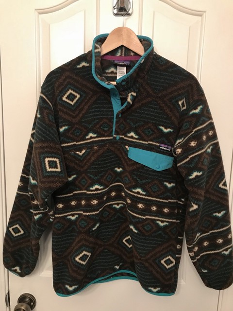 aztec pullover fleece mens