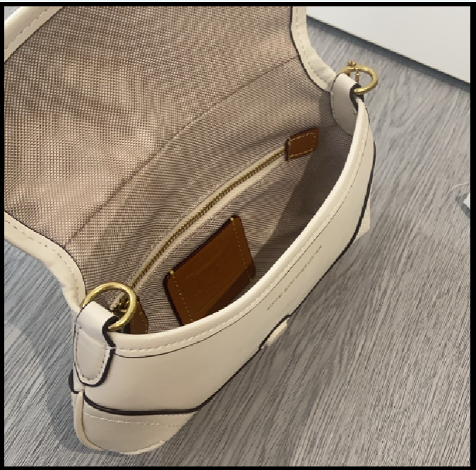 COACH CAN44 Soho Bag 25 In Signature Jacquard Chalk Brass Outlet