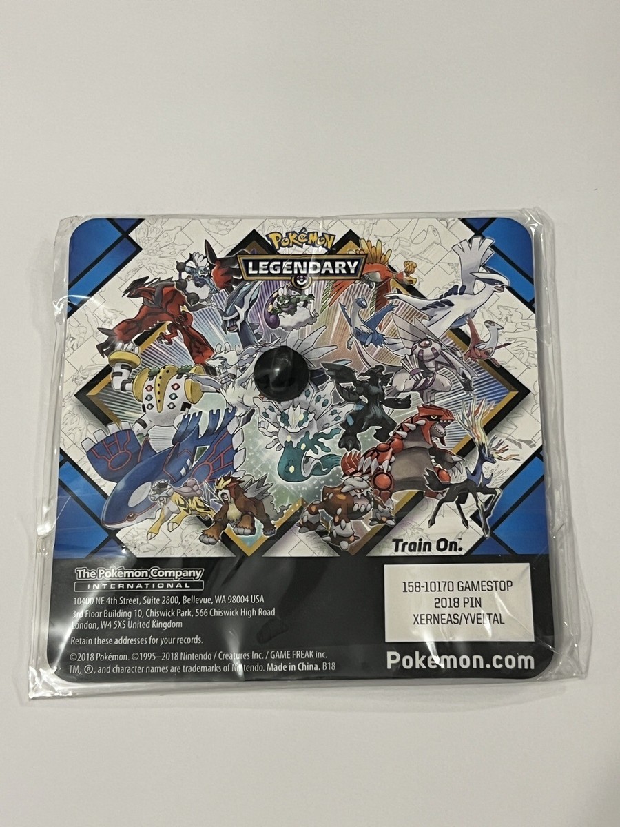 Collectible Xerneas & Yveltal Pokemon 2018 Gamestop Promo Pin