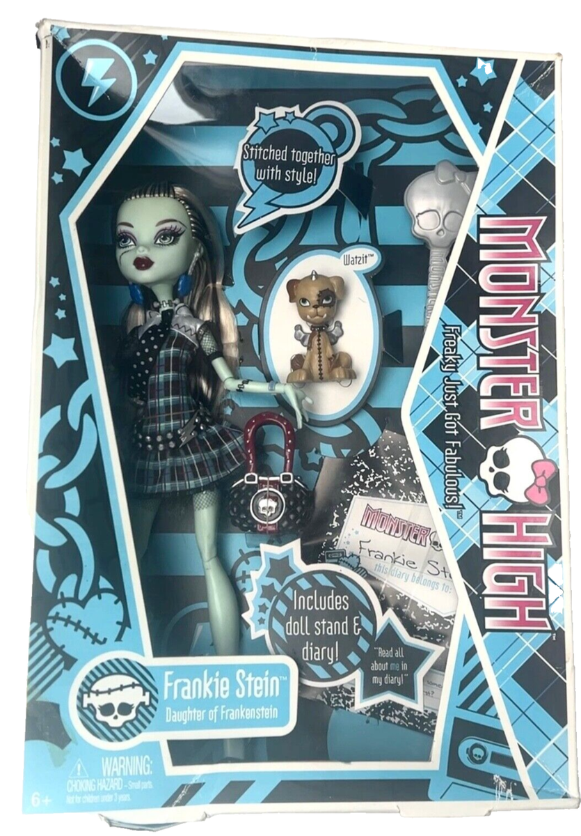 Babe-Stein フィギュア Monster Collection Monster High Frankie Stein Doll First Wave Mattel 2009 NIB