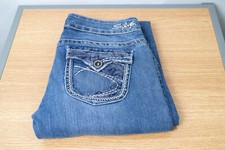 Silver Pioneer Bootcut Flare 26 (28 X 31) Women's Jeans Flap Back Pockets 