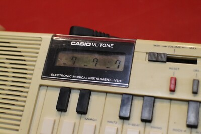 USED Casio Vl-Tone VL10 Electronic Keyboard Computer Calculator