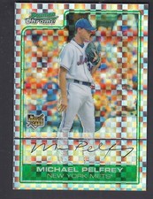 Michael Pelfrey 2006 Bowman Chrome Draft X-Fractor Card #BDP45