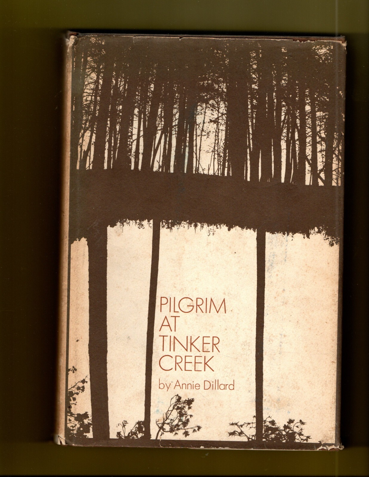 FILA Pilgrim At Tinker Creek Annie Dillard 1974 Harper & Row Hardcover Dust Jacket
