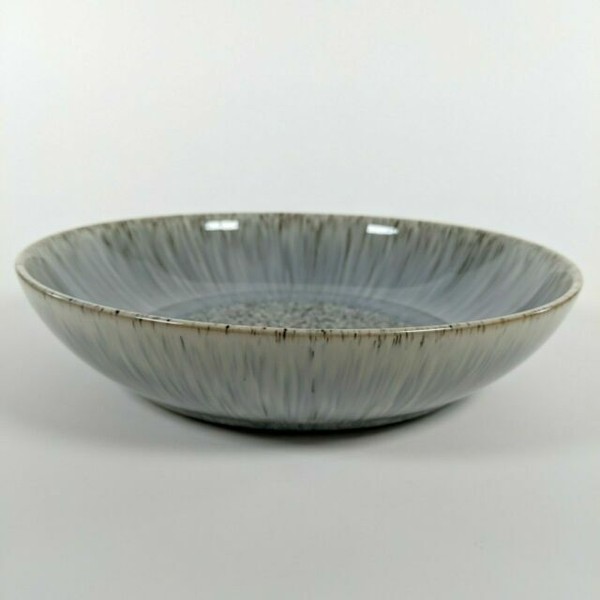 Denby England Halo Speckle Pattern 8 5/8" Pasta Bowls Set of 4 With