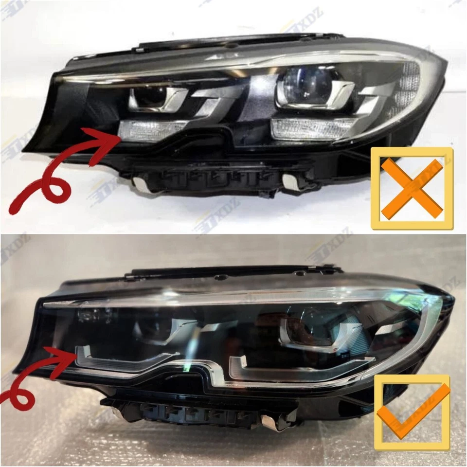 DRL Boards For 2020 BMW G20 320i 330i M340i LED Headlight Angel Eyes Daylight Foto 2 de 4