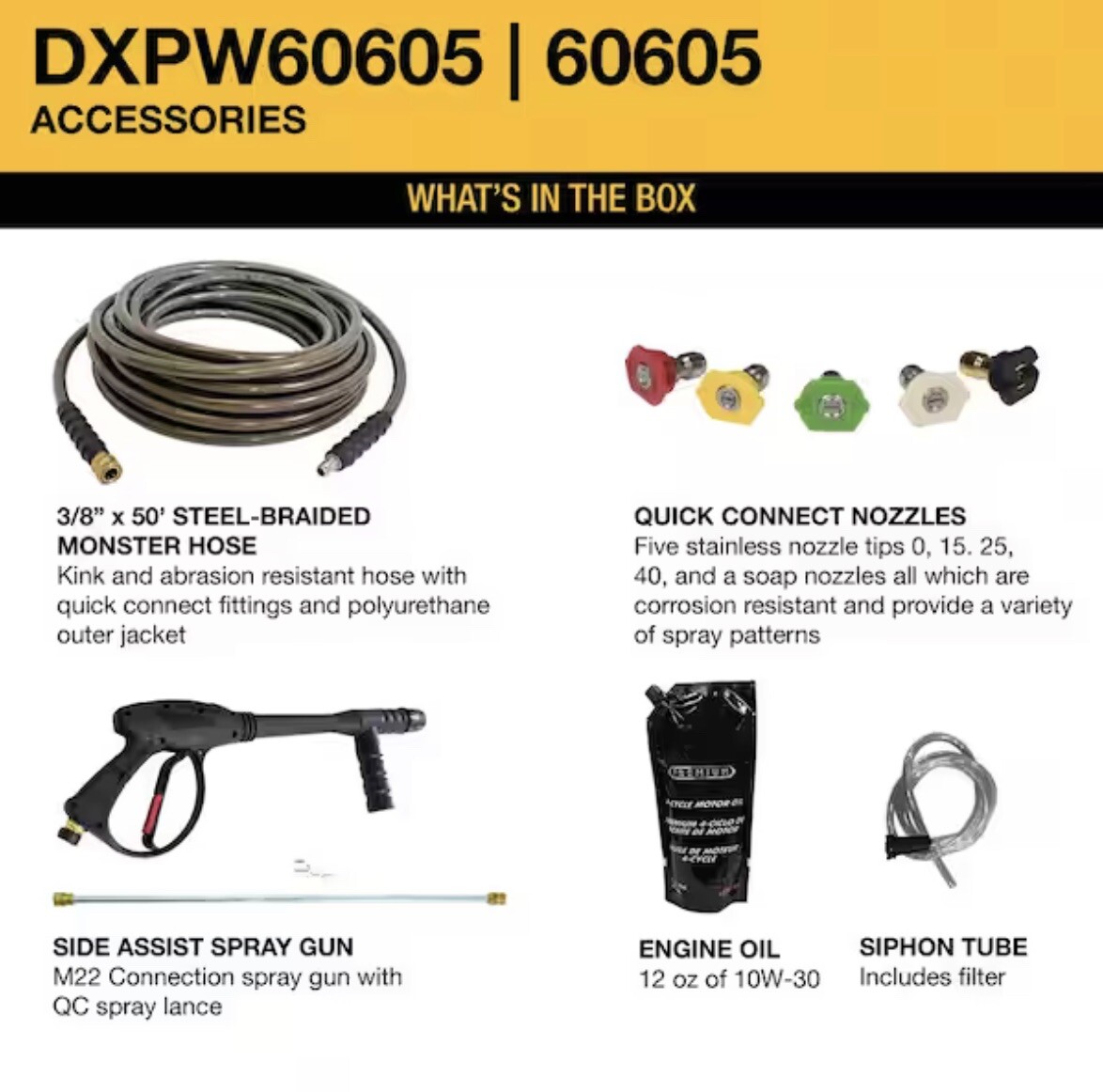 DeWalt 60605 4200 PSI 4.0 GPM Gas Pressure Washer Powered by HONDA New