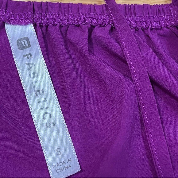 Fabletics Pur Purple Romper Adjustable Strap Off … - image 6