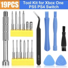 Cleaning  Opening Fan Repair Kit for PS5 PS4 PS3, Screwdriver Set Controller