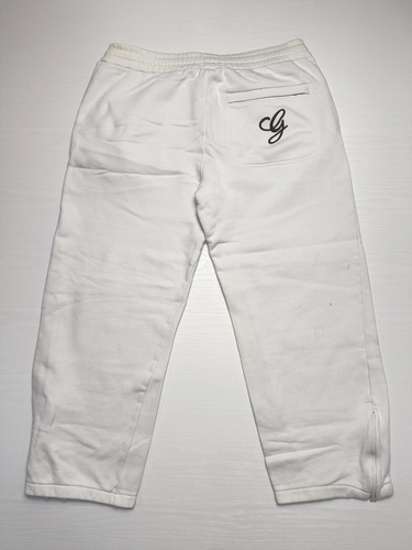 G Unit 50Cent Hose Anzug Vintage Mann Ausgebeult Hose Streetwear Weiß Größe L - Bild 3 von 17