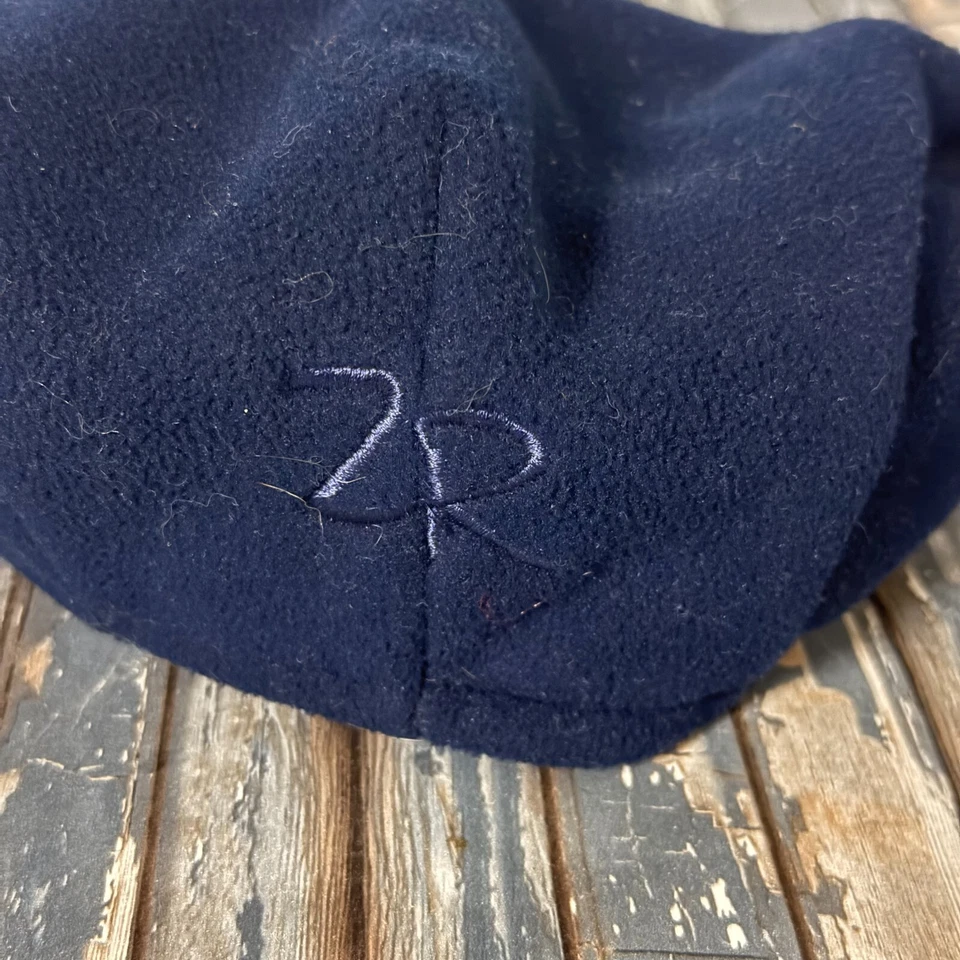 Boné masculino de lã liso golfe restrição zero tamanho único ajustável azul casual - Imagem 2 de 4