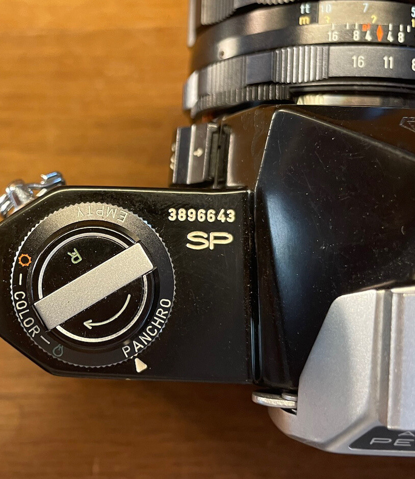 Almost Mint* Pentax Spotmatic SP Black Film Camera Super