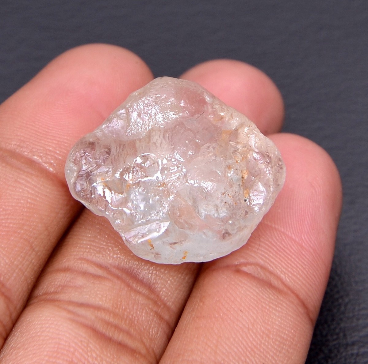 天然石　ツートーンラピス　527g ⑩ Natural 83.70 CT White Topaz Crystal Rough Rock Specimen