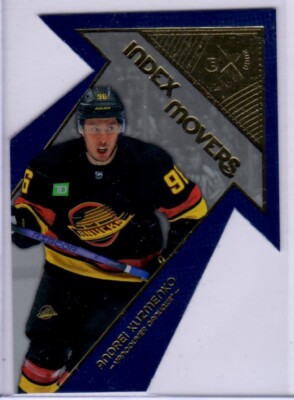 2023-24 Upper Deck Skybox E-X 2000 Andrei Kuzmenko Index Movers Card # IM-5