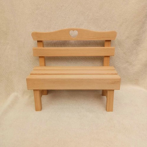 Small Wooden Chair Doll House Living Room Furniture Dollhouse Outdoor - Picture 11 of 12