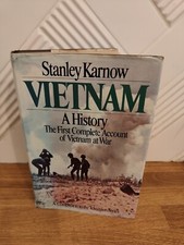BOOK - Vietnam A History Stanley Karnow Hardback Non-Fiction 1986 American Hist