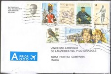 str. EU-Belgium history 15 PA prior for Italy mixed postage 7 values