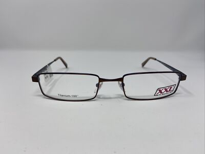 XXL TI series Eyeglasses Frame Matrix 56-21-140 100 Matte Brown/Blue XV70