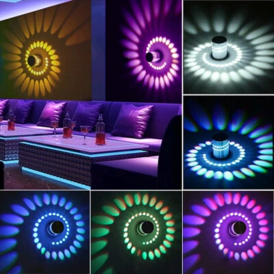 3W LED Wandleuchte RGB Dimmbar Innen Deckenleuchte Effektlicht mit Fernbedienung - Bild 1 von 4