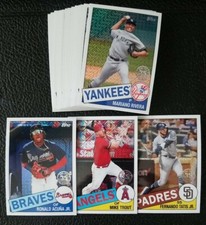 2020 TOPPS UPDATE '85 TOPPS SILVER PACK CHROME SINGLES - YOU PICK